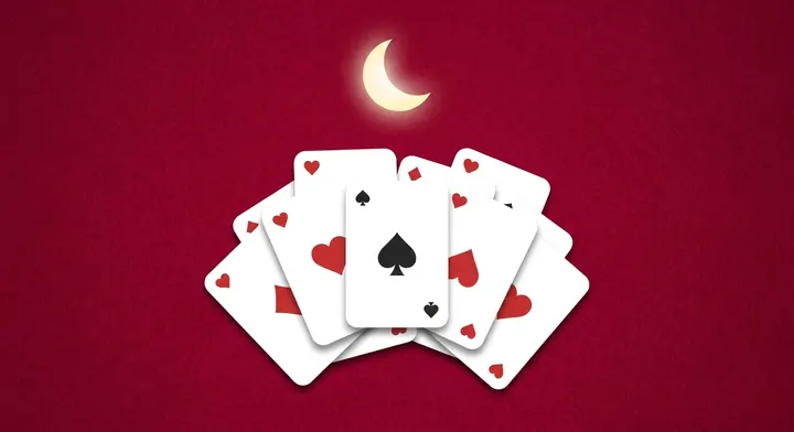One player capturing every penalty card in a hand to shoot the moon in Omnibus Hearts